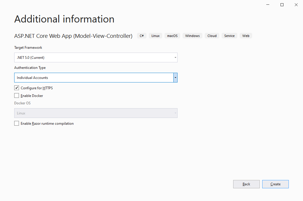 How to publish ASP.NET Core web application via Visual Studio 2019