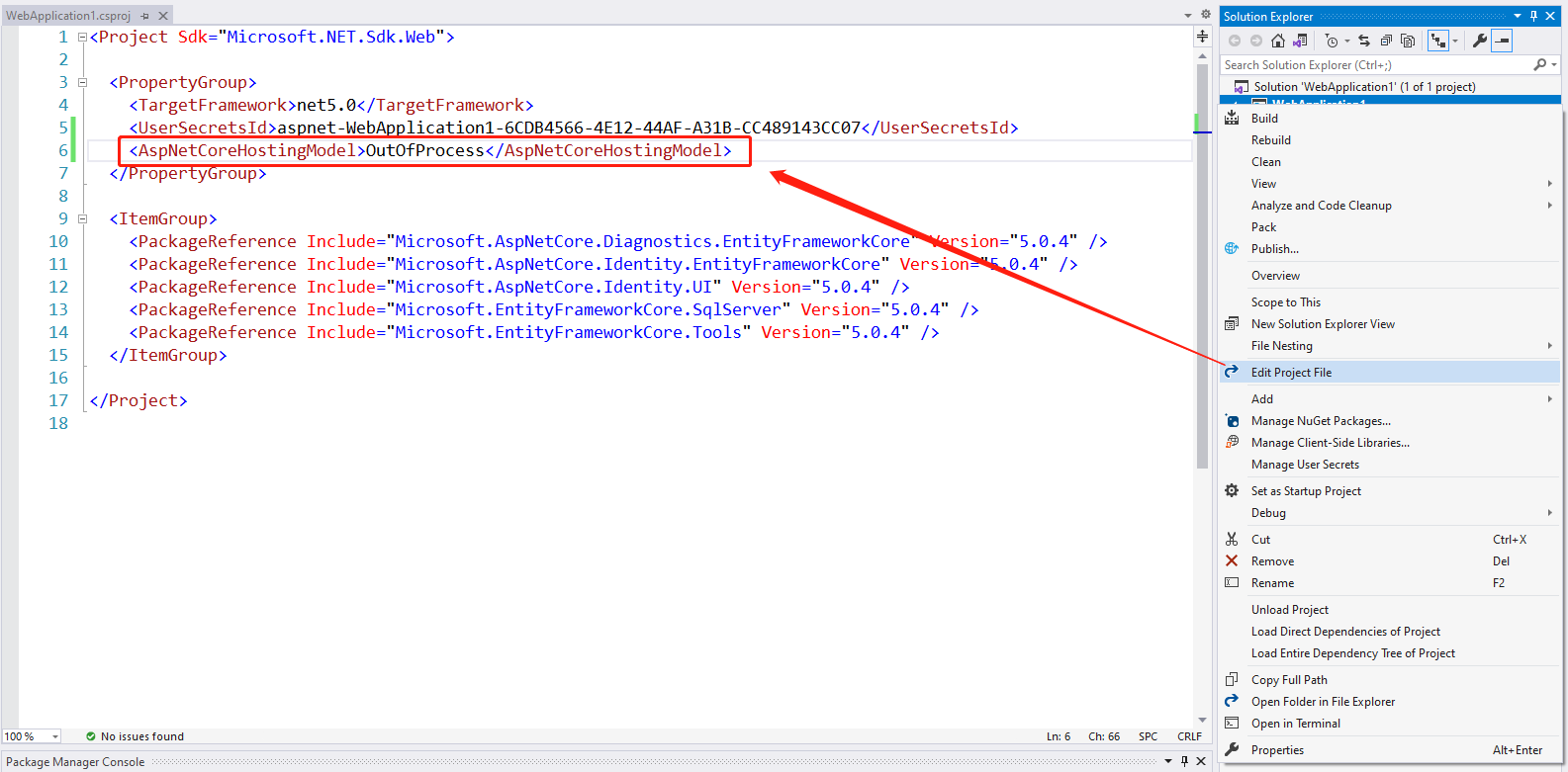 How to publish ASP.NET Core web application via Visual Studio 2019