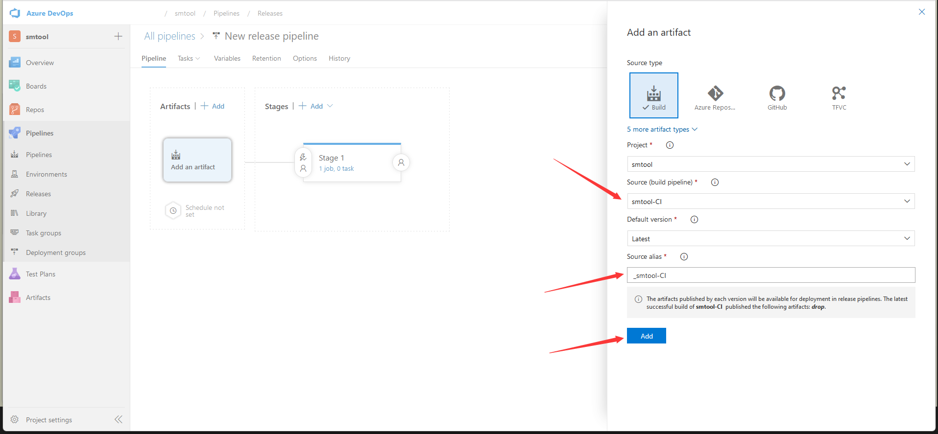 How to use Azure DevOps pipeline CI/CD with mySitePanel.net hosting